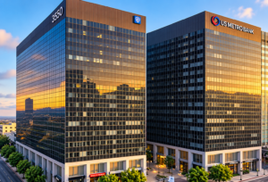 Electrical and plumbing engineering for multifamily architects – 3550 Wilshire Boulevard 20-story, 484,690-square-foot office-to-apartment adaptive reuse in Los Angeles, California.