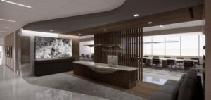 MEP engineering for office architects – Whittier Trust 31,977-square-foot financial services office renovation at 177 Colorado Boulevard in Pasadena with 24/7 server room cooling and emergency backup power.