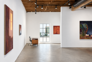 MEP engineering for gallery architects – 585 Santa Fe 18,300-square-foot warehouse adaptive reuse into a showroom and gallery with electrical service consolidation in Los Angeles.