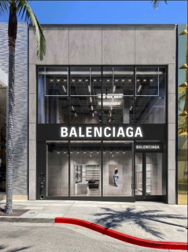 MEP engineering for luxury retail architects – Balenciaga 418 North Rodeo two-story luxury retail renovation in Beverly Hills, California.