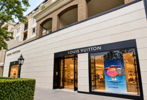 MEP engineering for luxury retail architects – Louis Vuitton Americana Glendale 9,535-square-foot, two-story store combining four existing retail spaces.