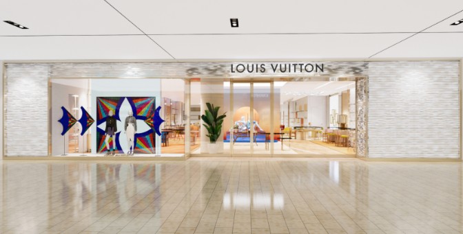 MEP engineering for luxury retail architects – Louis Vuitton Houston Women’s 11,500-square-foot high-end boutique renovation in Houston, Texas.
