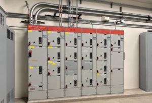 Electrical engineering for education architects – USC Building HC4 emergency generator survey and study in Los Angeles, including load capacity evaluation and emergency electrical single-line documentation.